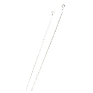 Imagem de Pulseira De Prata 925 Kit Com 2 Unidades Pipoca e Laminado - DR Joias