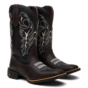 Imagem de Bota Texana Masculina Country em Couro Delegado Ref. Del-M - John Coun