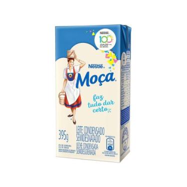 Imagem de Leite Condensado Nestlé Semidesnatado Moça - Caixa 395g