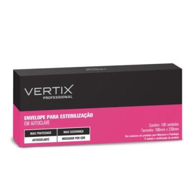 Imagem de Envelope Para Esterilização Vertix Belliz 100 X 230mm C/100 Un Cod.317