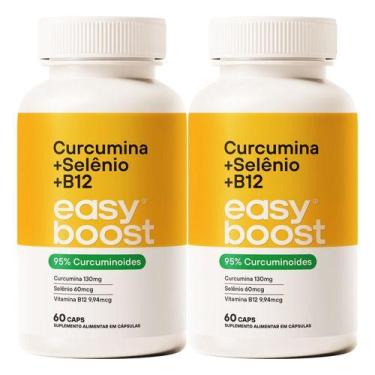 Imagem de Curcumina Selênio B12 Easyboost Curcuminoides Kit 2x 120caps - EASY BO