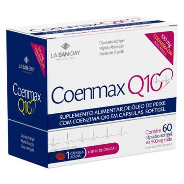 Imagem de Coenmax Q10 (60 Cápsulas) - La San-Day