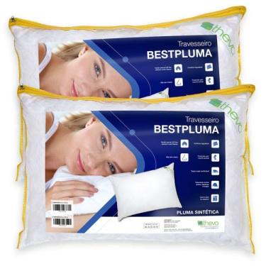 Imagem de Kit 2 Travesseiros Bestpluma - Theva, 050x070