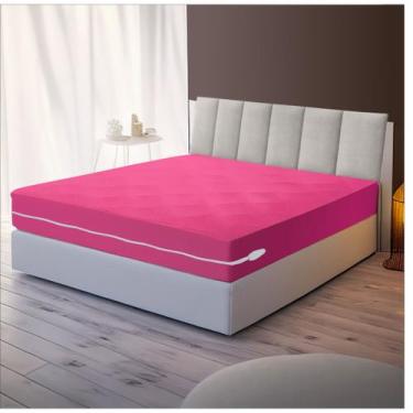 Imagem de Capa Para Colchão Casal Queen - Malha Gel Com Zíper - BG Confecções, P