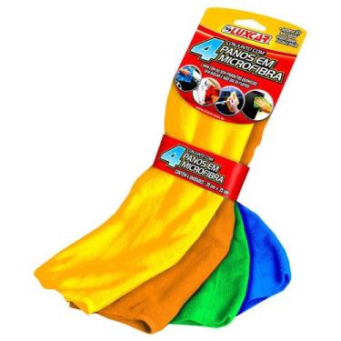 Imagem de Pano Em Microfibra Conjunto Com 4 Luxcar