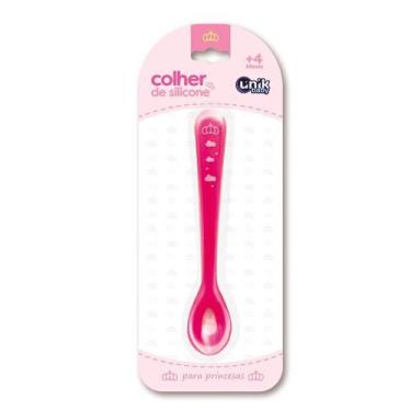 Imagem de Colher de Silicone para Introdução Alimentar do Bebê Princesa - Unik T