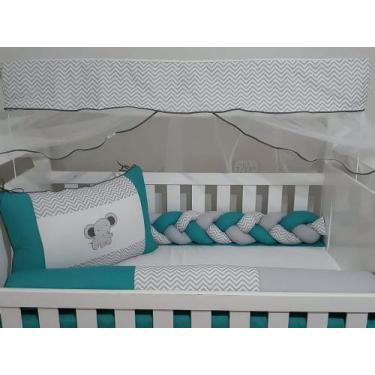 Imagem de Kit Berço Americano Elefantinho 9 Peças - P'Lukinha Baby