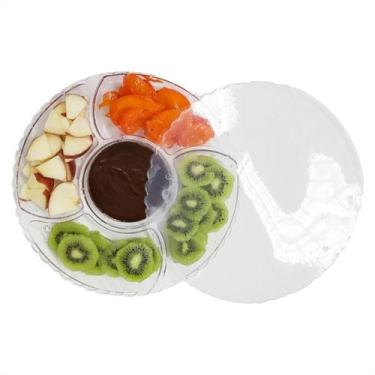 Imagem de Petisqueira Acrílico Tampa Acetato Petisco Doces Fondue - LSC Toys