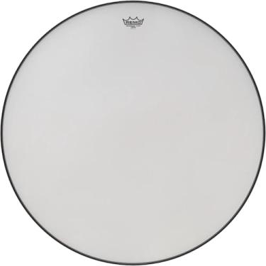 Imagem de Remo RC3300-LS – Tímpanos transparente renascentista de 83 cm com inserção de aço de perfil baixo