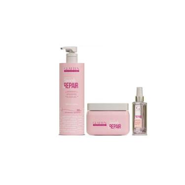 Imagem de Glatten Smooth & Repair Shampoo e Máscara e Sérum