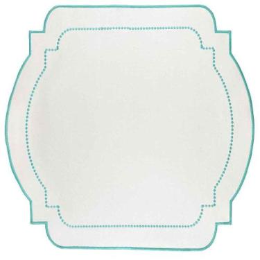 Imagem de Jogo Americano Nylon Off C/ Bordado Tiffany 002 - Branco - Decortextil