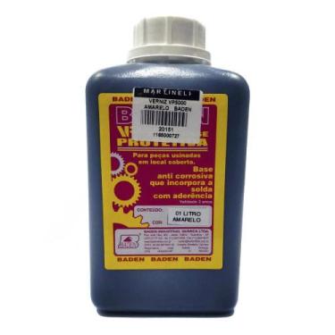 Imagem de Verniz Base Protetiva Interno Para Peças Usinadas Amarelo 1L - Baden V
