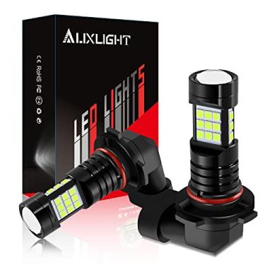 Imagem de AUXLIGHT Lâmpadas DRL 9006 LED de neblina, 2400 lúmens extremamente brilhantes HB4 9006LL 9006XS substituição de lâmpadas para carros, caminhões, azul gelo
