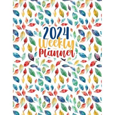 Imagem de 2024 Weekly Planner: One Year Schedule Organizer (January through December): Pretty Botanical Cover