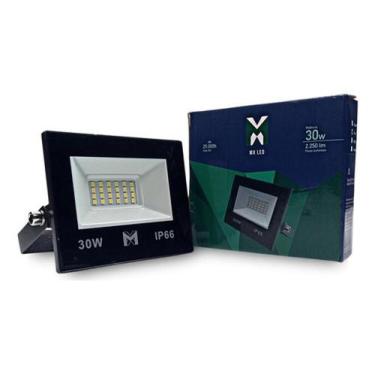 Imagem de Refletor LED 30W 6500k IP66 - Kit com 5 Unidades - Maxxy