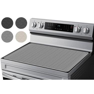 Imagem de Ultibe Capa de Silicone para Fogão Elétrico, Capa de Fogão de 28"x20" para Fogão Elétrico, Capa Protetora de Fogão, Capa de Vidro Resistente Ao Calor para Fogão, Capa de Secagem de (28'' X 20'')