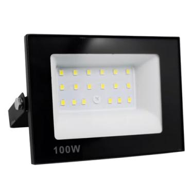 Imagem de ￼Refletor Led 100w Holofote Prova D'água Bivolt Luz Branco Frio