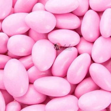 Imagem de Amêndoas Confeitadas Rosa Bebê Premium 250g - Amêndoas Conf. Candy Sho