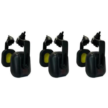 Imagem de 3 Abafadores de Ruídos Concha Acoplável 900-A 12 dB - Ledan