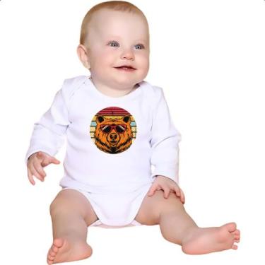Imagem de Body intantil Urso rai ban sunset - Alearts, GG