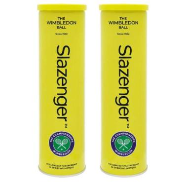 Imagem de Bola de Tênis Slazenger Wimbledon All Court com 2 Tubos