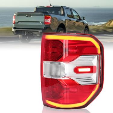 Imagem de Conjunto de luz traseira tipo LED compatível com 2022 2023 2024 Ford Maverick Lariat lanterna traseira do lado direito do passageiro lanterna traseira NZ6Z13404B FO2801289 NZ6Z-13404-B