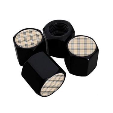 Imagem de Tampas de haste de válvula de pneu de metal, pacote com 4, tampas de haste de roda de carro, tampas de válvula de ar universais de alumínio para carros, caminhões, SUVs, bicicletas, motocicletas,