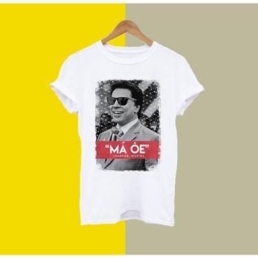 Imagem de Camiseta Silvio Santos Ma Oe e Ritmo de Festa 100% Algodão - loja dink