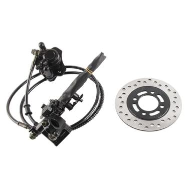 Imagem de de Pinça de Freio de Disco Traseiro Hidráulico, de Freio de Freio Hidráulico de Disco Traseiro, Conjunto de Freio de Mão Traseira de Metal Com Acessórios para Quadriciclo ATV