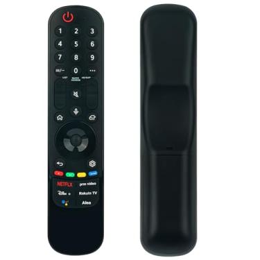 Imagem de MR22GA AKB76039902 Controle remoto de voz de substituição adequado para LG Smart TV 2022 modelo OLED TV Z2, G2, C2, B2, A2 Series QNED99, 90, 85, 80 Series NANO80, 75 Series UQ75, UQ80, UQ80 Séries