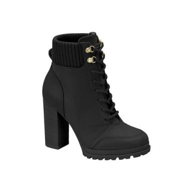 Imagem de Bota Salto Alto Grosso Feminina Vizzano