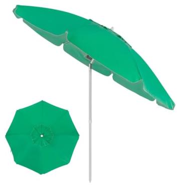 Imagem de Guarda Sol Bagum Top 2,4m Alumínio Articulado Verde - 12103 Belfix