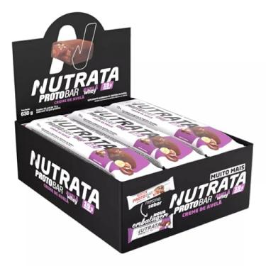 Imagem de Nutrata Proto Bar Whey 70g display com 9 barras - Creme de Avelã