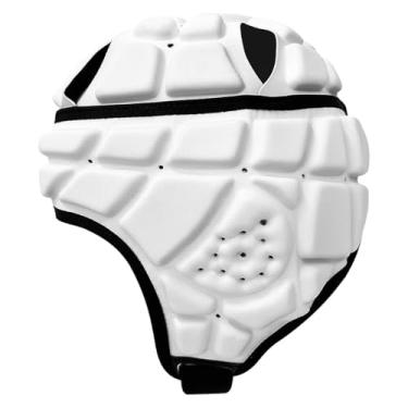 Imagem de Vaveren Rugby capacete capacete de futebol equipamento protetor de proteção ajustável Rugby protetora Cabeça de tampa para o arremessador de treinamento, L