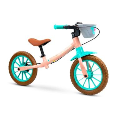 Imagem de Bicicleta Infantil de Equilibrio Balance Love Aro 12 Sem Pedal Rosa Claro Linda para Meninas Girl Presente