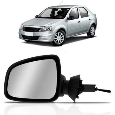 Imagem de Retrovisor Logan Sandero 2011 2012 2013 C/ Controle Grande - SP ACESSÓ