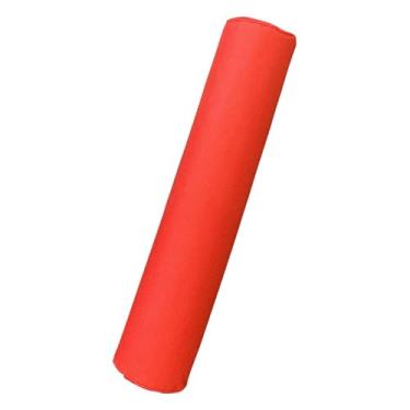 Imagem de rockible Barra de barra almofada agachamento almofada de pescoço ponte glútea almofada para treinamento de força lunges de quadril, Vermelho 50cmx8cm