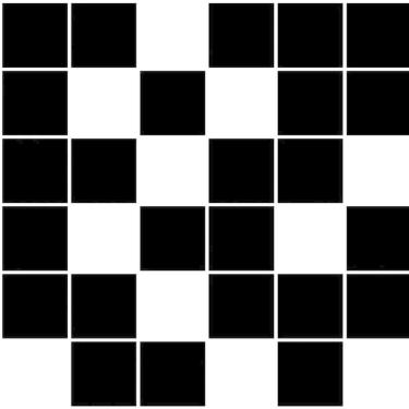 Imagem de Papel De Parede Pastilha Preto E Branco Autocolante Cozinha