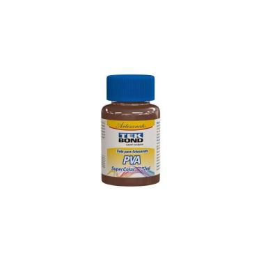 Imagem de Tinta PVA para Artesanato Tekbond Super Color Chocolate 37ml - Embalag