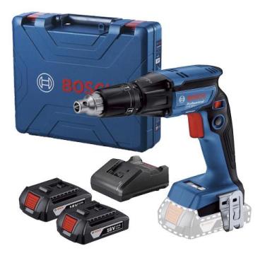 Imagem de Parafusadeira para Drywall Bosch GTB 185-LI, 18V, 2 baterias e maleta