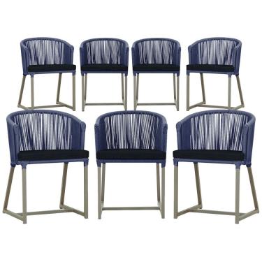 Imagem de 6 Cadeiras de Jantar Área Noronha em Alumínio