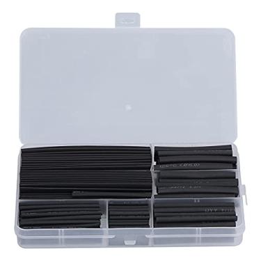 Imagem de 170pcs Kit de Tubulação de Encolhimento Calor, Isolamento Polieteno Isolamento Fios Elétricos Conjunto Sortimento Parede Dupla Adesiva Parede Marinha Tubo Encolhimento Calor para Conexão Fio,