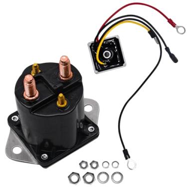 Imagem de JDLLONG Solenoide de partida de carrinho de golfe 12V para carro de clube DS & Precedent Gas Golf Cart 1984-up Substitua 1013609, 1012275, 435-154, 1012275 com retificador regulador de tensão