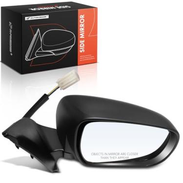 Imagem de A-Premium Espelho retrovisor traseiro externo preto dobrável manual do passageiro - compatível com Toyota Tacoma 2005-2011
