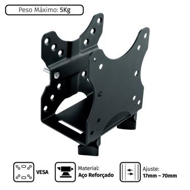 Imagem de Suporte Para Nuc, Thin Client, Liva E Mini Pc Suspenso Multi