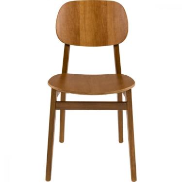 Imagem de Cadeira De Madeira Tramontina London Tauarí Amêndoa Sem Braç