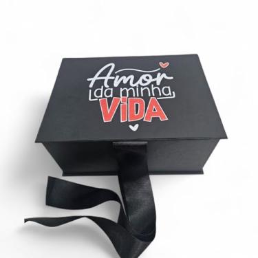 Imagem de Caixa De Presente 21x15x10 Modelo Livro Amor da Minha Vida