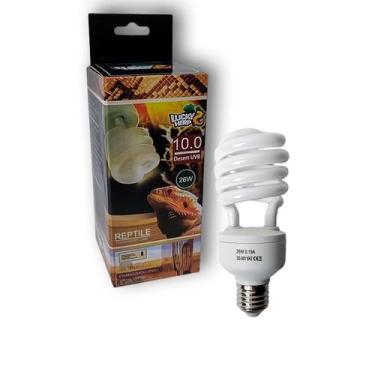 Imagem de Lampada fluorescente uva/uvb 10.0 26w - lucky herp, 110V