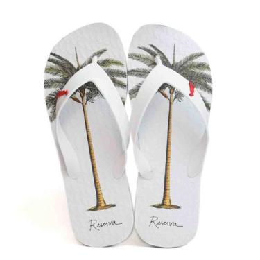 Imagem de Chinelo Reserva Palmeira Masculino, Branco, 40