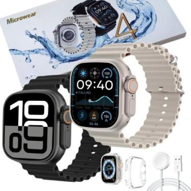Imagem de Relogio Smart Watch Lançamento Microwear Ultra U4 Tela Amoled ChatGpt 